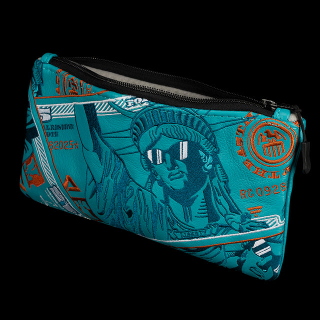 REAL LADY LIBERTY VALUABLES POUCH TEAL