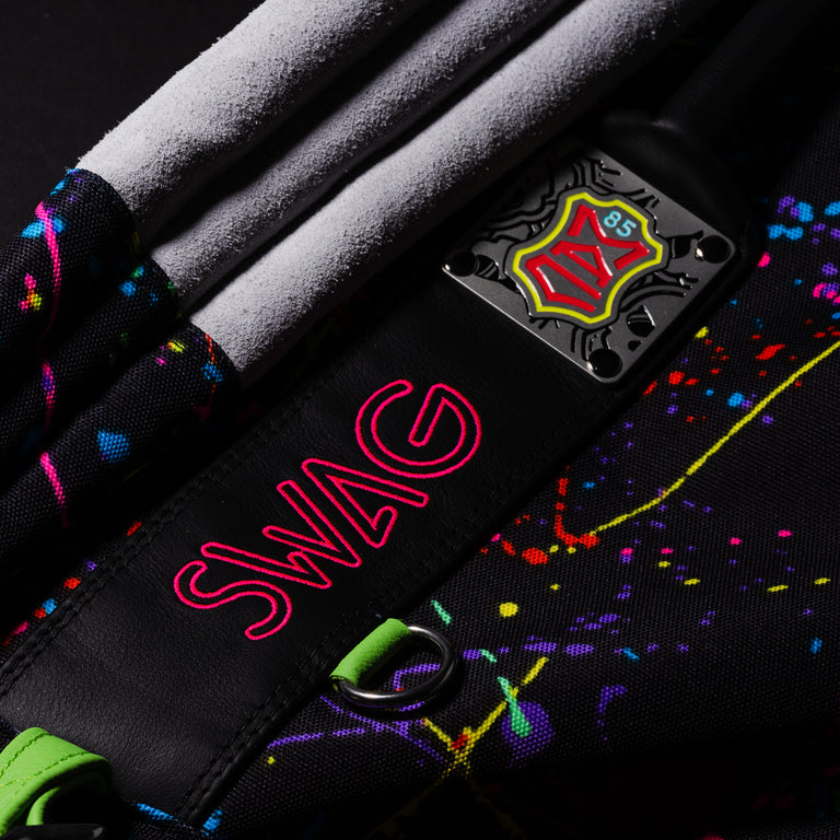 MACKENZIE WALKER NYLON PAINT SPLATTER WALKING BAG