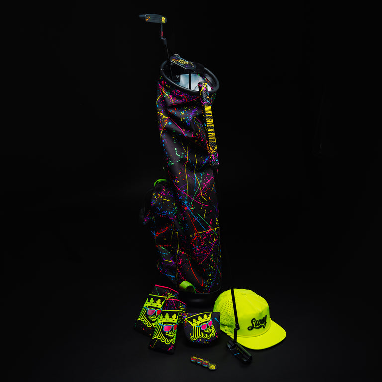 MACKENZIE WALKER NYLON PAINT SPLATTER WALKING BAG