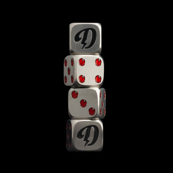 DGAP STAINLESS 2PC DICE SET