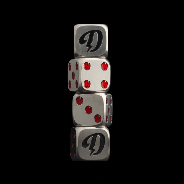 DGAP STAINLESS 2PC DICE SET